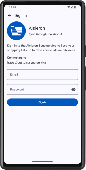 Sign In Page